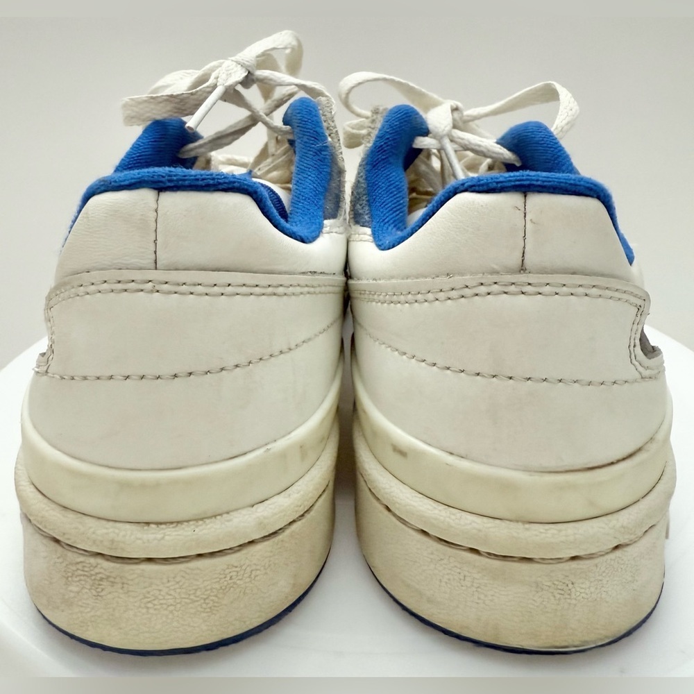 Adidas Kids White and Navy Sneakers -Size 5 - Picture 4 of 10